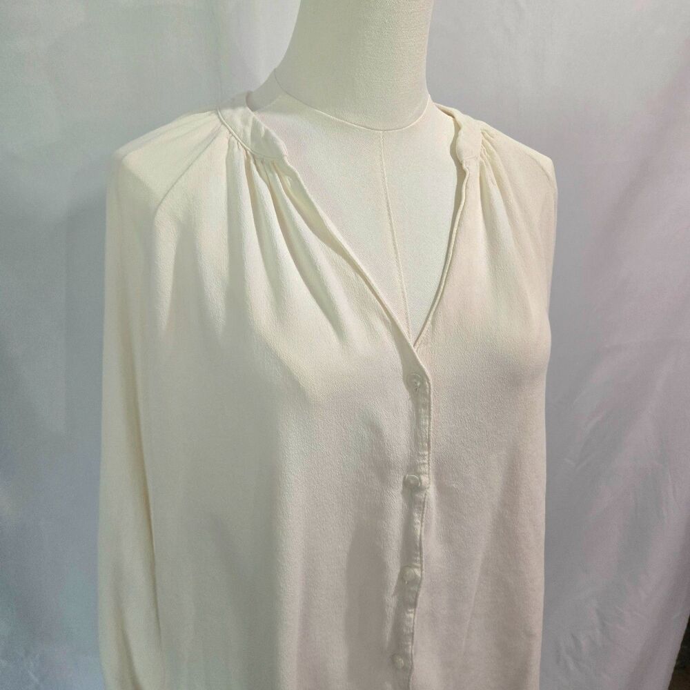 Long sleeve button up blouse